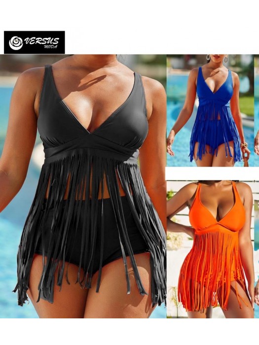Costume da bagno Tankini 2 PZ Anche Taglie Grandi Over Size Swimsuit 5XL WP0002B